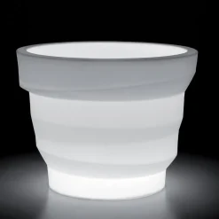 Viadurini in the Garden Lichtmöbel-Helle Gartenvase aus Polyethylen mit LED Made in Italy - Poldo