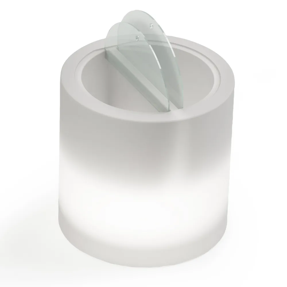 Viadurini in the Garden Lichtmöbel-Heller Garten-Couchtisch aus weißem Polyethylen Made in Italy - Trek