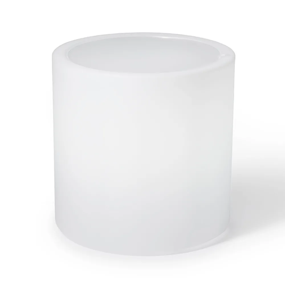 Viadurini in the Garden Lichtmöbel-Heller Garten-Couchtisch aus weißem Polyethylen Made in Italy - Derti