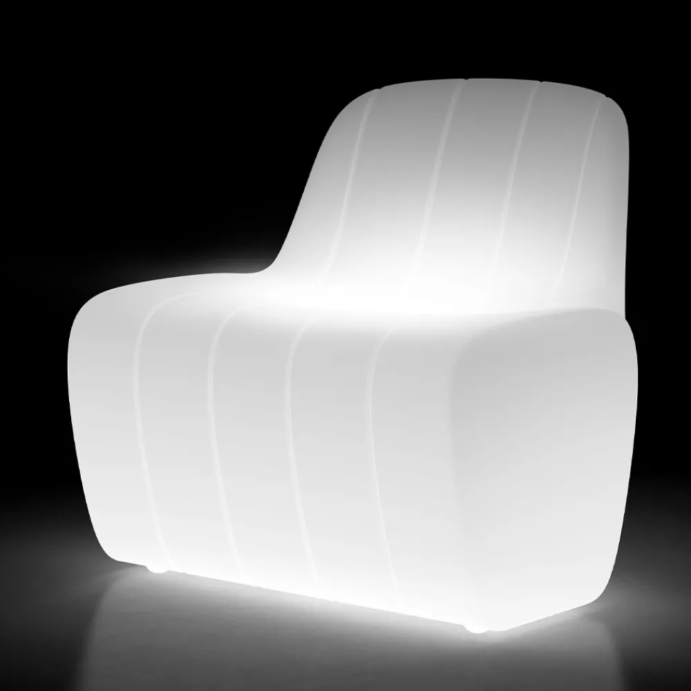 Viadurini in the Garden Lichtmöbel-Heller Gartenstuhl aus Polyethylen mit LED Made in Italy - Galatea