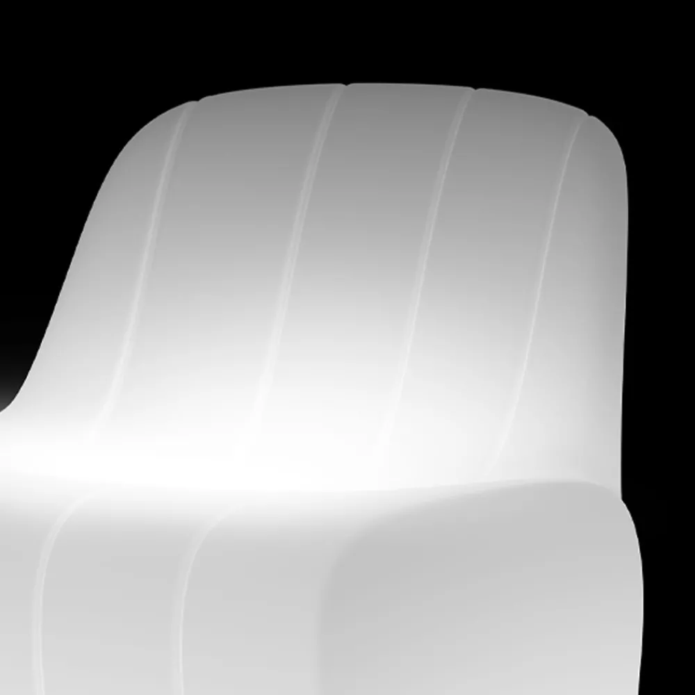 Viadurini in the Garden Lichtmöbel-Heller Gartenstuhl aus Polyethylen mit LED Made in Italy - Galatea