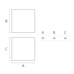 Viadurini in the Garden Lichtmöbel-Heller Outdoor-Couchtisch aus weißem Polyethylen Made in Italy - Derti