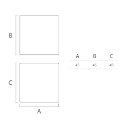 Viadurini in the Garden Lichtmöbel-Heller Outdoor-Couchtisch aus weißem Polyethylen Made in Italy - Derti