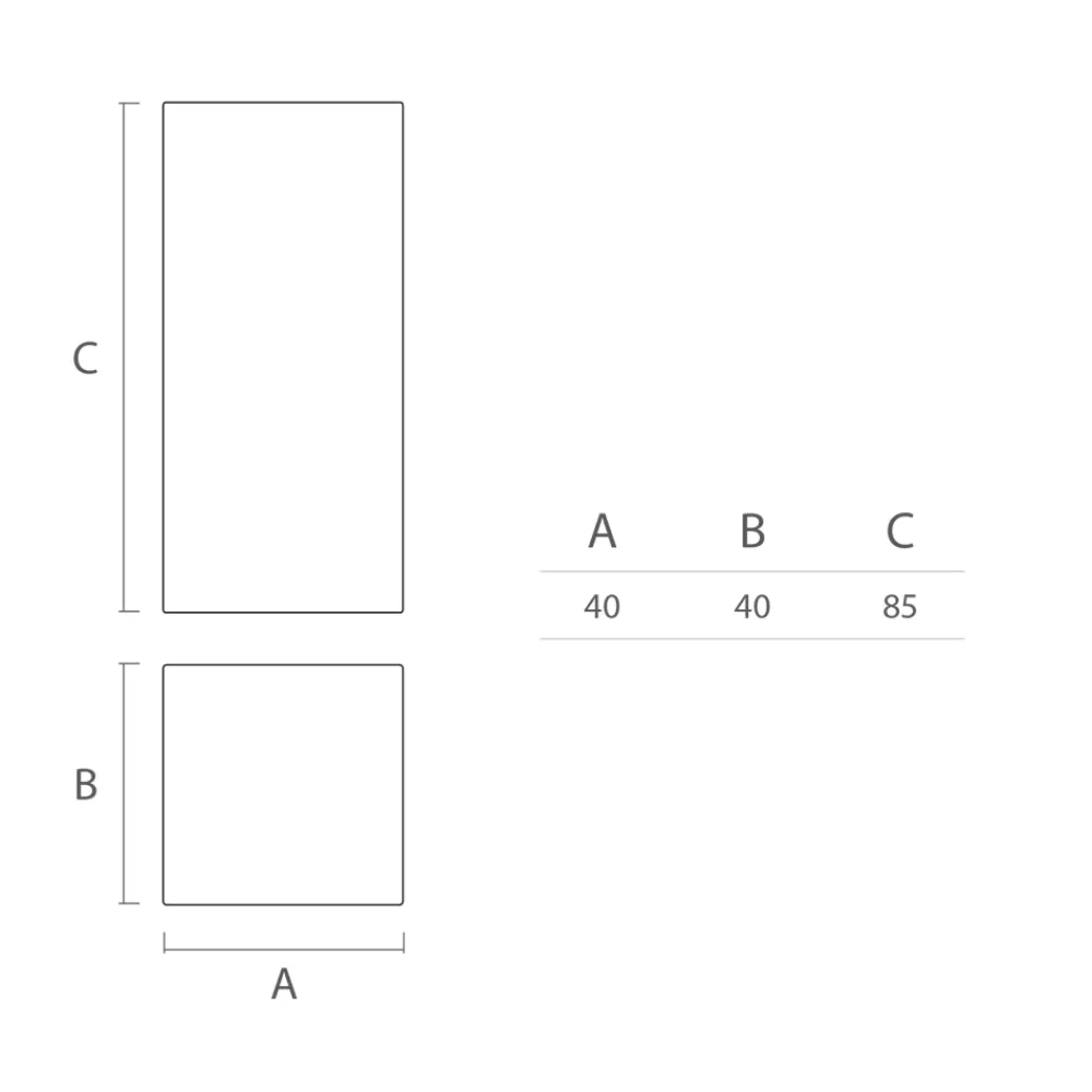 Viadurini in the Garden Lichtmöbel-Heller Outdoor-Couchtisch aus weißem Polyethylen Made in Italy - Derti