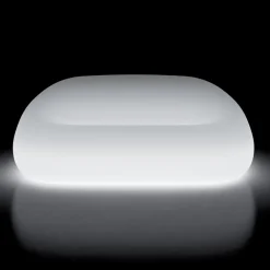 Viadurini in the Garden Lichtmöbel|Gartensofas-Helles Outdoor-Sofa mit LED-Licht aus Polyethylen Made in Italy - Ervin