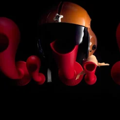 Myyour Wandgarderobe-Helmhalter oder farbiger Wandhalter, 6 Stück - Crazy Head von