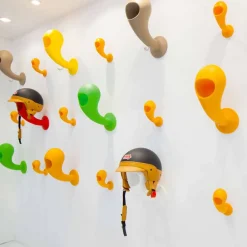 Myyour Wandgarderobe-Helmhalter oder farbiger Wandhalter, 6 Stück - Crazy Head von