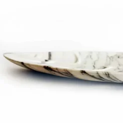 Viadurini Kitchen Küchenzubehör-Herzstück aus Arabescato-Marmor mit Blattform Made in Italy - Treviso
