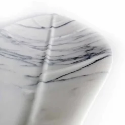 Viadurini Kitchen Küchenzubehör-Herzstück aus Arabescato-Marmor mit Blattform Made in Italy - Treviso