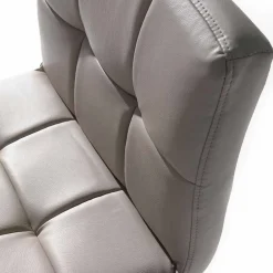 Viadurini Living Barhocker-Höhenverstellbar Hocker mit Sitzfläche aus Kunstelder, modernem Design - Delfina