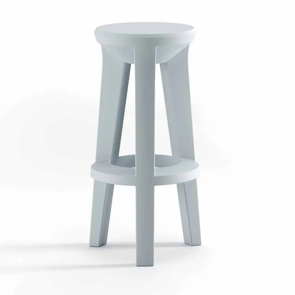 Viadurini in the Garden Outdoor Hocker-High Design Barhocker aus Polyethylen Made in Italy - Tinuccia