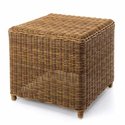 Viadurini in the Garden Garten Beistelltisch-High Garden Beistelltisch aus gewebtem synthetischem Rattan - Yves