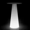 Viadurini in the Garden Lichtmöbel|Garten Beistelltisch-High Light Tisch im Freien mit LEDs aus HPL und Polyethylen Made in Italy - Forlina