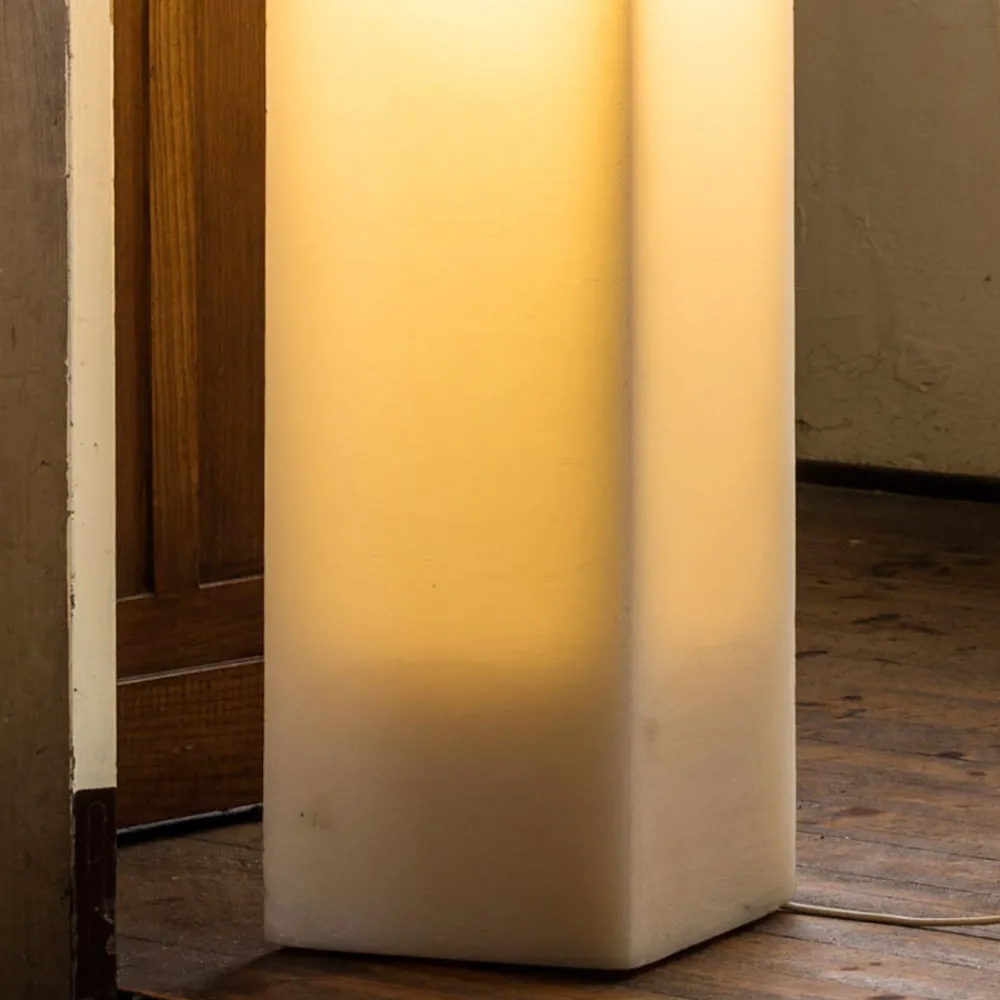 Viadurini Lighting Designer Stehlampen-High Scratched Effect Wachslampe und Made in Italy Design - Dalila