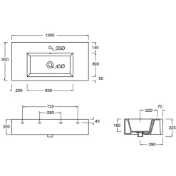 Viadurini Bathroom Keramikwaschbecken-Hänge- oder Aufsatzwaschbecken aus farbiger Keramik Made in Italy - Quadro