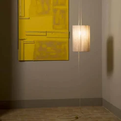 Viadurini by Sideform Moderne Stehlampen|Moderne Pendelleuchten-Hängelampe / Stehlampe aus Messing und Wolle made in Italy Evita