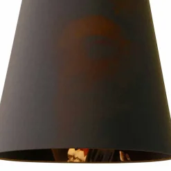 Viadurini Lighting Designer Pendelleuchten-Hängelampe aus anthrazitfarbenem Leinen mit internem Designdruck 2 Größen - Bramosia