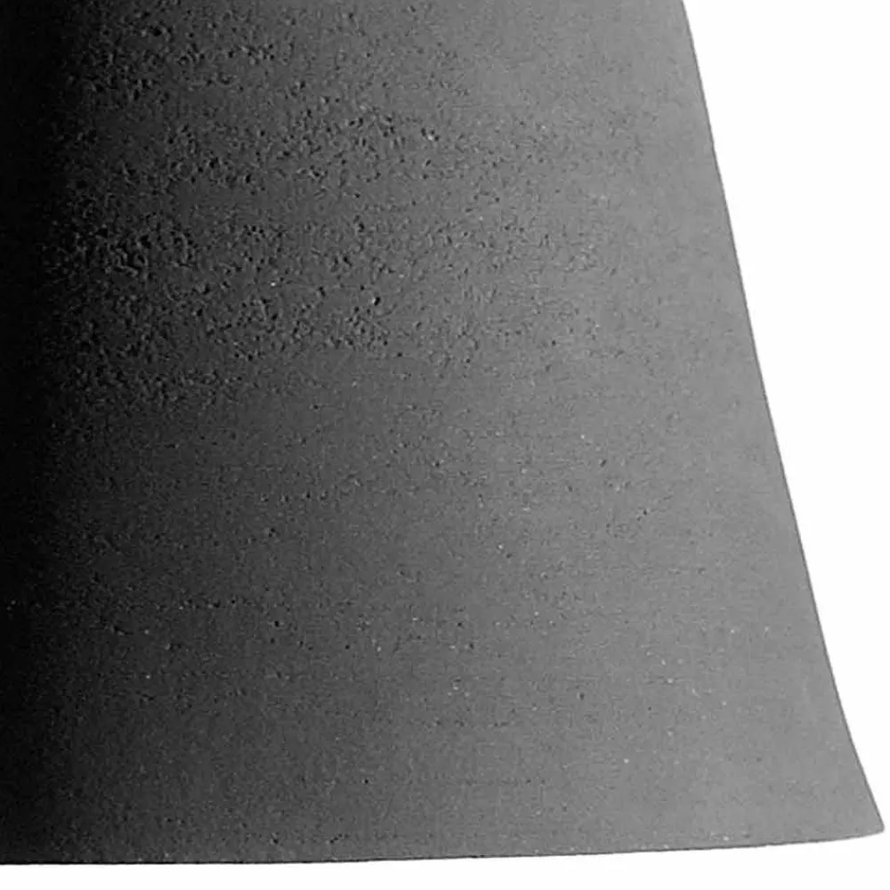 Viadurini Lighting Designer Pendelleuchten-Hängelampe aus anthrazitfarbenem Steinzeug und weißem Innendesign - Edmondo