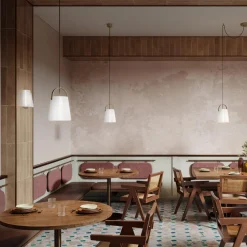 Viadurini Lighting Klassische Pendelleuchten-Hängelampe aus antikem Messing und Glas, hergestellt in Italien – Dolci