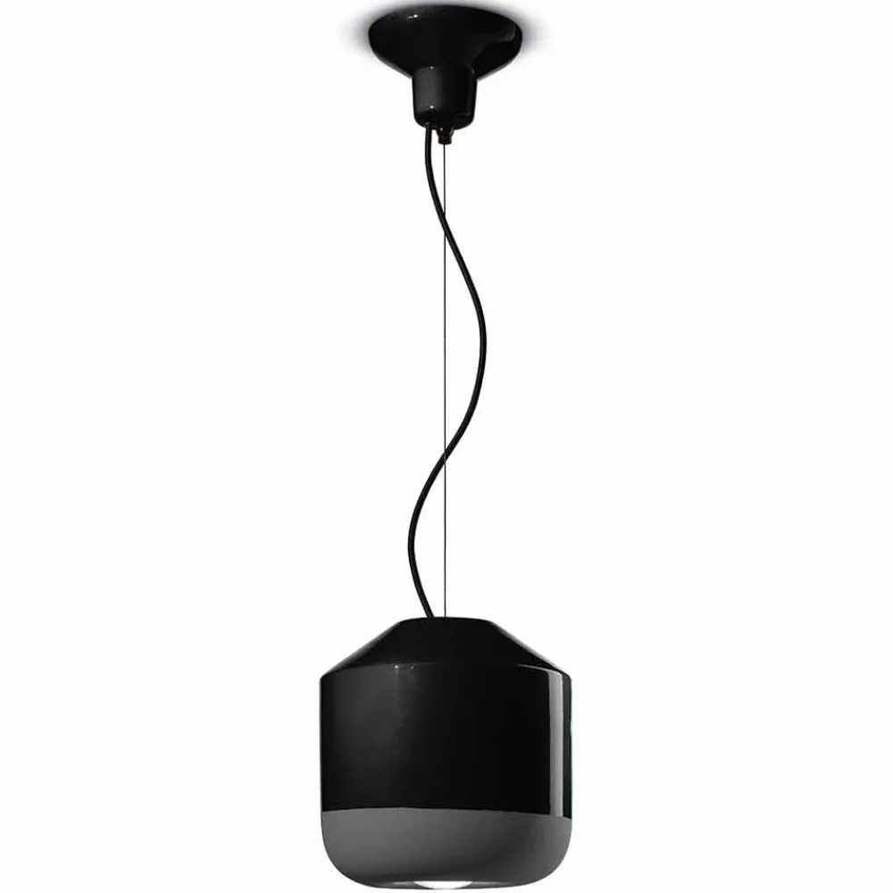 Ferroluce Moderne Pendelleuchten-Hängelampe aus farbiger Keramik Made in Italy - Bellota