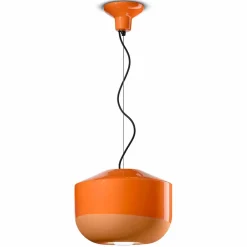 Ferroluce Moderne Pendelleuchten-Hängelampe aus farbiger Keramik Made in Italy - Bellota