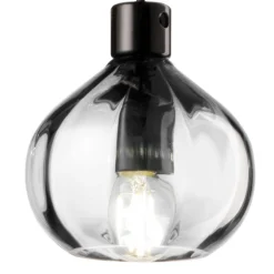 Ferroluce Moderne Pendelleuchten-Hängelampe aus Glas in 2 verschiedenen Ausführungen, hergestellt in Italien – Afoxe