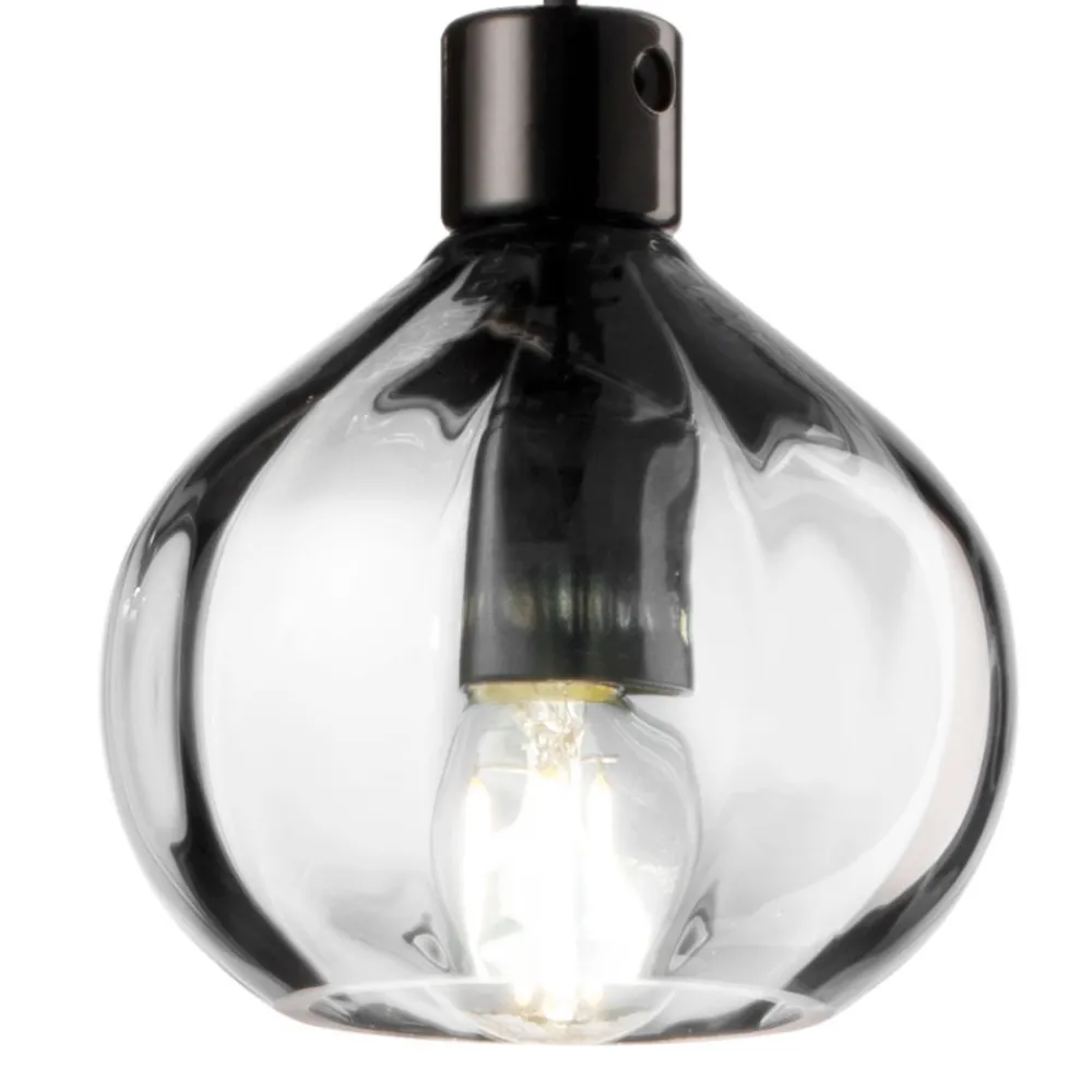 Ferroluce Moderne Pendelleuchten-Hängelampe aus Glas in 2 verschiedenen Ausführungen, hergestellt in Italien – Afoxe