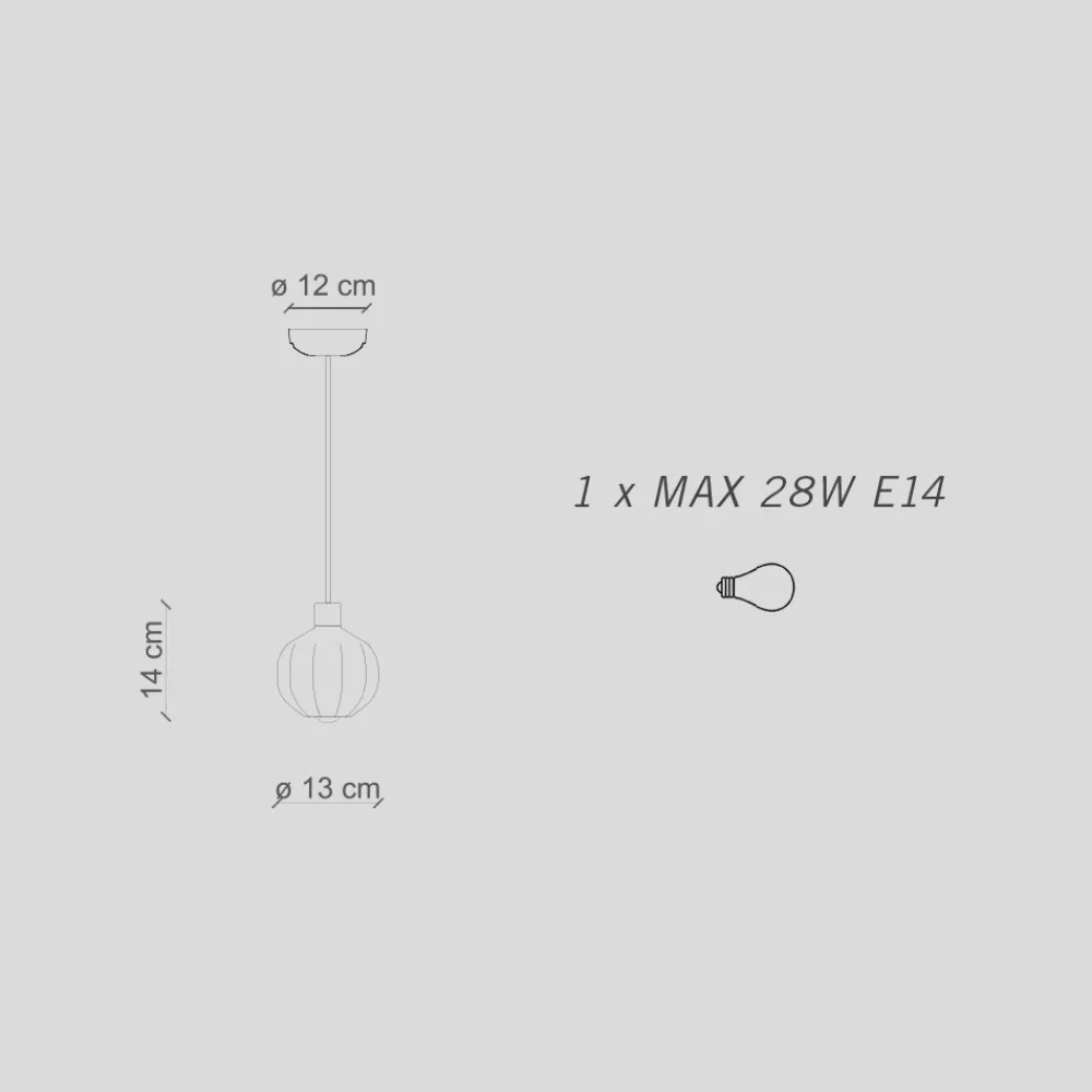 Ferroluce Moderne Pendelleuchten-Hängelampe aus Glas in 2 verschiedenen Ausführungen, hergestellt in Italien – Afoxe
