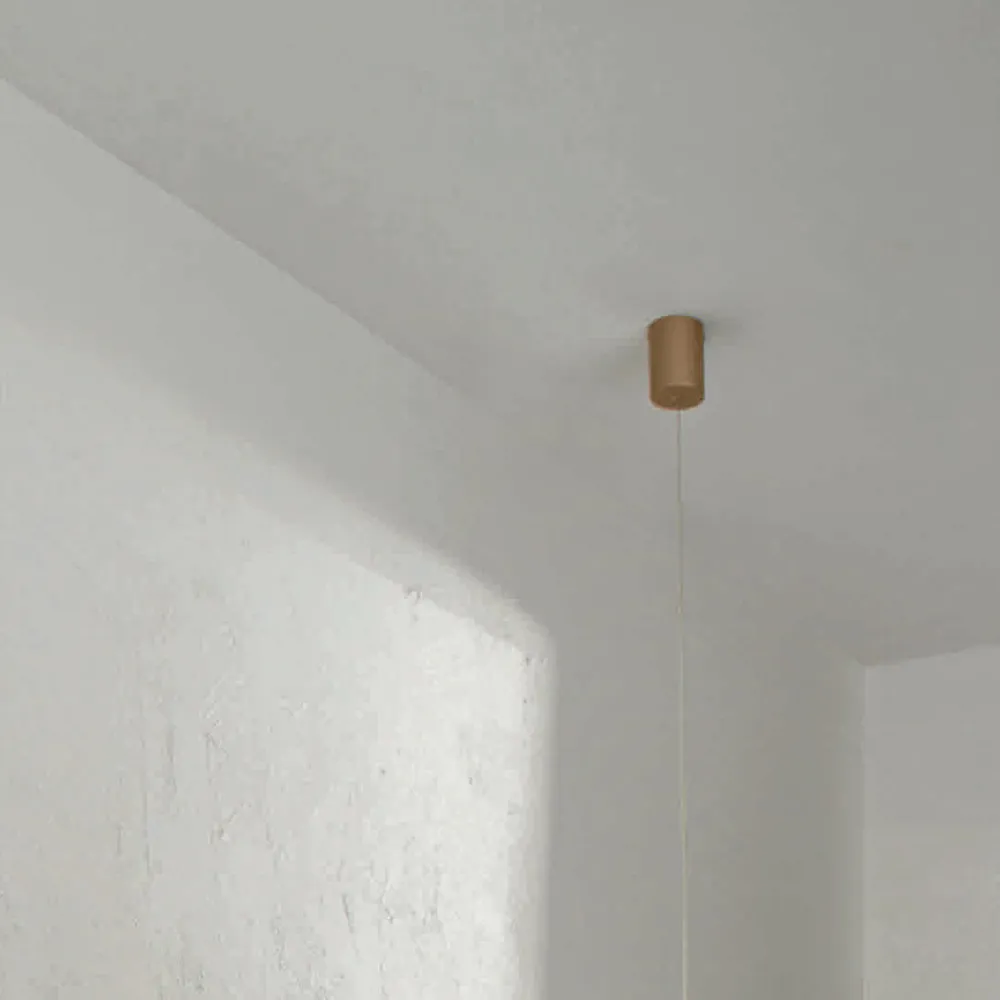 Viadurini Lighting Moderne Pendelleuchten-Hängelampe aus goldlackiertem Metall mit verstellbaren Kabeln – Orange