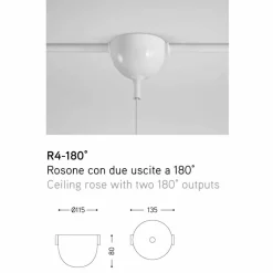 Aldo Bernardi Moderne Pendelleuchten-Hängelampe aus Keramik Gli Illustri 5 von