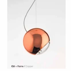 Aldo Bernardi Designer Pendelleuchten-Hängelampe aus Keramik Globo von