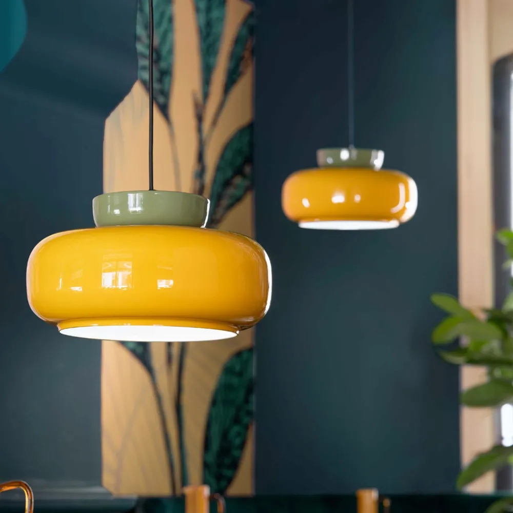 Ferroluce Moderne Pendelleuchten-Hängelampe aus Keramik in verschiedenen Ausführungen, hergestellt in Italien – Corcovado