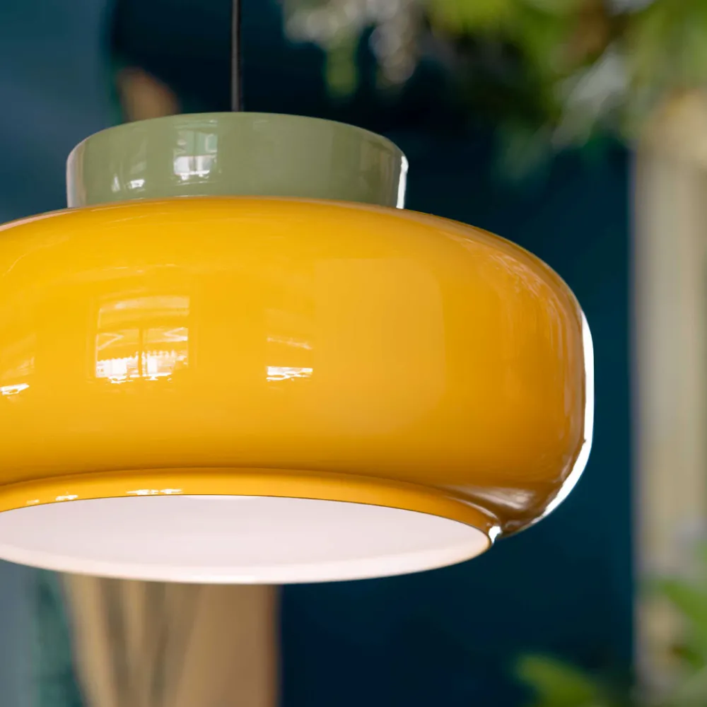 Ferroluce Moderne Pendelleuchten-Hängelampe aus Keramik in verschiedenen Ausführungen, hergestellt in Italien – Corcovado