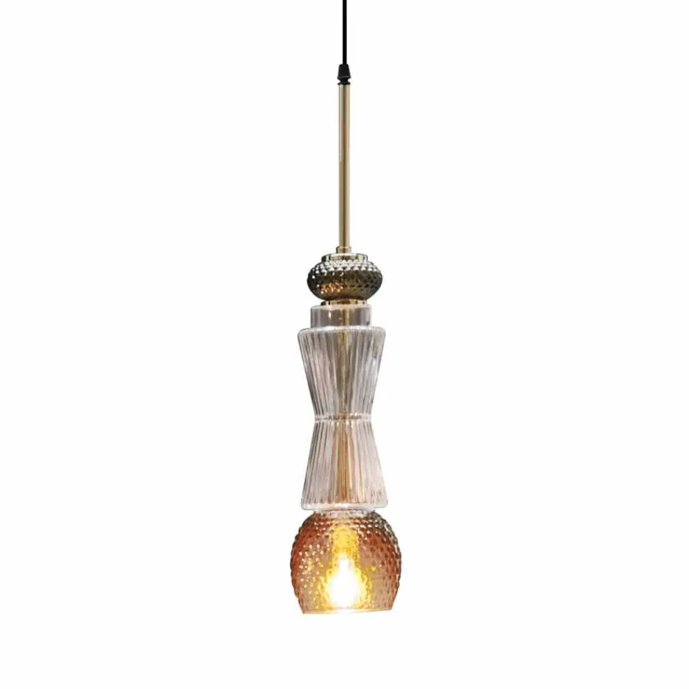 Viadurini Lighting Murano Lampen|Moderne Pendelleuchten-Hängelampe aus Muranoglas mit antiker Dekoration Made in Italy - Missi