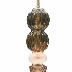 Viadurini Lighting Murano Lampen|Moderne Pendelleuchten-Hängelampe aus Muranoglas und Stoff Made in Italy - Missi