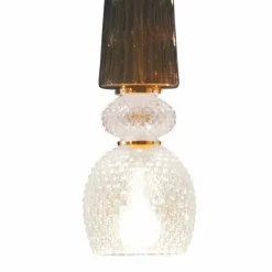 Viadurini Lighting Murano Lampen|Moderne Pendelleuchten-Hängelampe aus Muranoglas mit Textilkabel Made in Italy - Missi