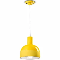 Ferroluce Moderne Pendelleuchten-Hängelampe im modernen Stil aus Keramik Made in Italy - Caxixi