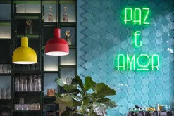 Ferroluce Moderne Pendelleuchten-Hängelampe im modernen Stil aus Keramik Made in Italy - Caxixi