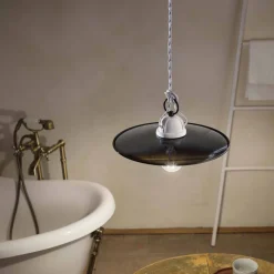 Ferroluce Pendelleuchten Vintage-Hängelampe im rustikalen Design Potenza