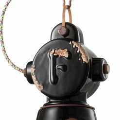 Ferroluce Pendelleuchten Vintage-Hängelampe im Vintage Design aus Keramik und Metall Angela