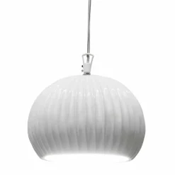 Viadurini Lighting Designer Pendelleuchten-Hängelampe in glänzend weißer Keramik in 4 Formen - Oase