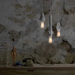 Viadurini Lighting Designer Pendelleuchten-Hängelampe in Weiß, Anthrazit oder Gold Metall 2 Größen - Mekkasmo