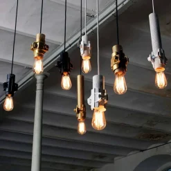 Viadurini Lighting Designer Pendelleuchten-Hängelampe in Weiß, Anthrazit oder Gold Metall 2 Größen - Mekkasmo