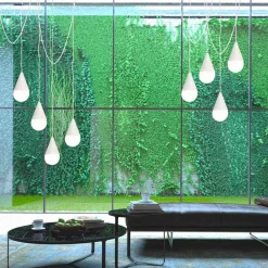 Viadurini by Sideform Moderne Kronleuchter-Hängelampe mit 8 Lichtern in modernem Design Drop