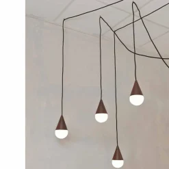 Viadurini by Sideform Moderne Kronleuchter-Hängelampe mit 4 Lichtern in modernem Design Drop