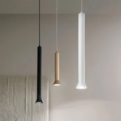 Viadurini Lighting Moderne Pendelleuchten-Hängelampe mit Metallrahmen und verstellbaren Kabeln – Birke