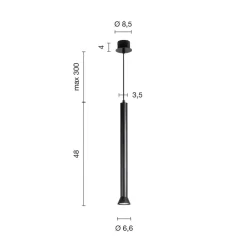 Viadurini Lighting Moderne Pendelleuchten-Hängelampe mit Metallrahmen und verstellbaren Kabeln – Birke
