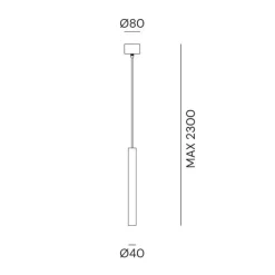 Il Fanale Pendelleuchten Vintage-Hängelampe Zylinder Ø4 Girasoli von