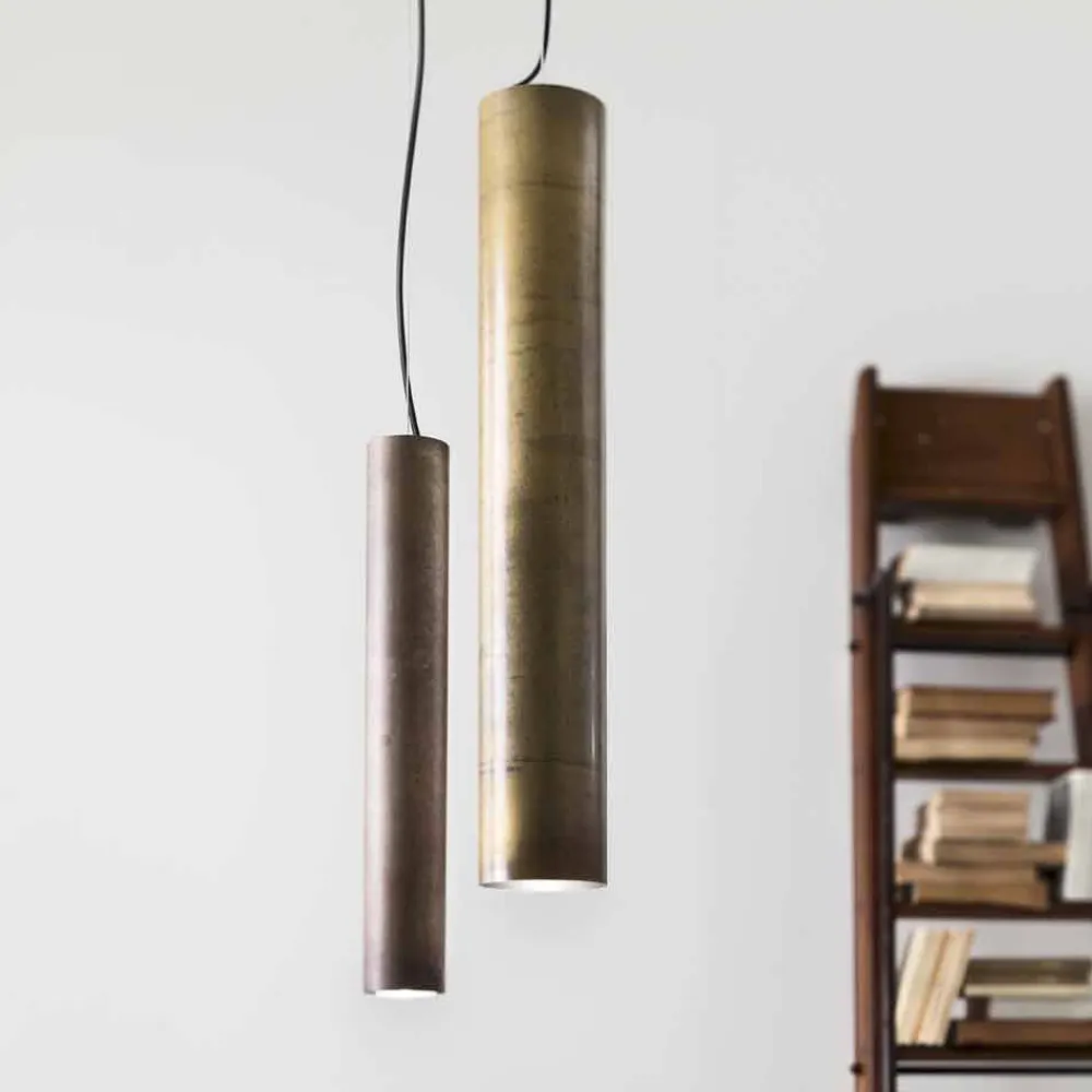 Il Fanale Pendelleuchten Vintage-Hängelampe Zylinder Ø8 Girasoli von