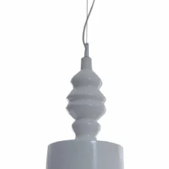 Viadurini Lighting Designer Pendelleuchten-Hängelampenschirm in glänzend weißer Keramik - Cadabra